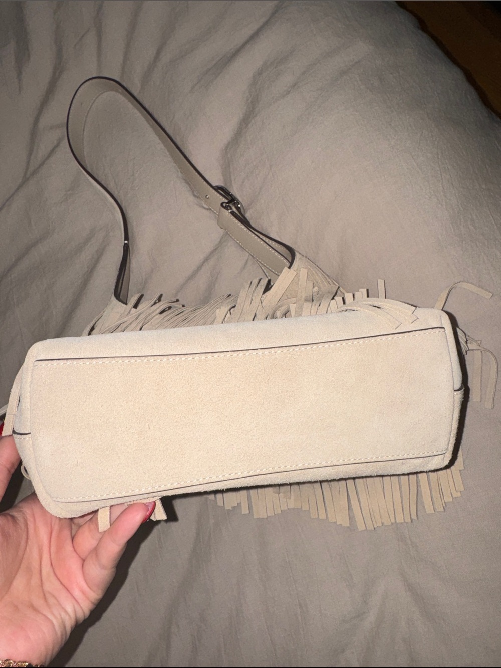Kate Spade - Suede Fringe 454 Shoulder Bag - Picture 12 of 14